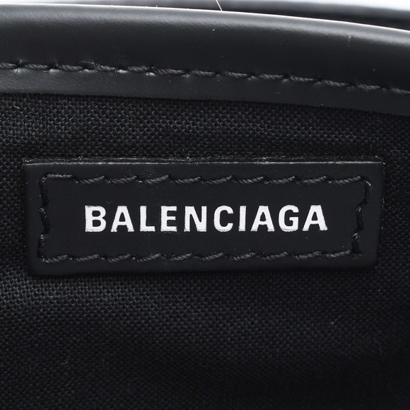 Balenciaga Blue Hippo XS 2Way Bag Canvas Black - Picture 10 of 14